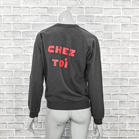Clare v Women's Chez Moi Sweatshirt in Charcoal Grey size XS - Picture 4 of 11